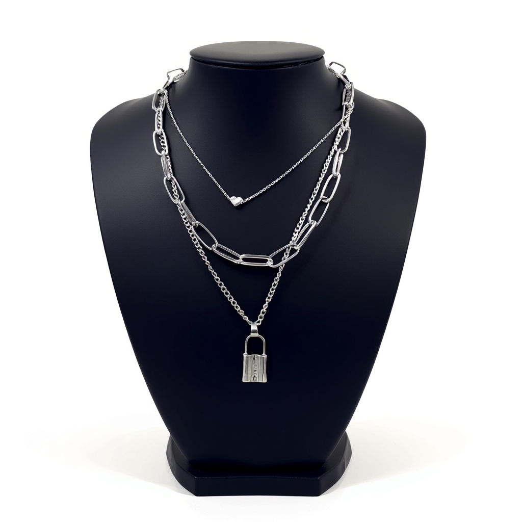 Multilayer Water Wave Chain Necklace