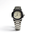 Watch Diamond Blue Silver with White Dial