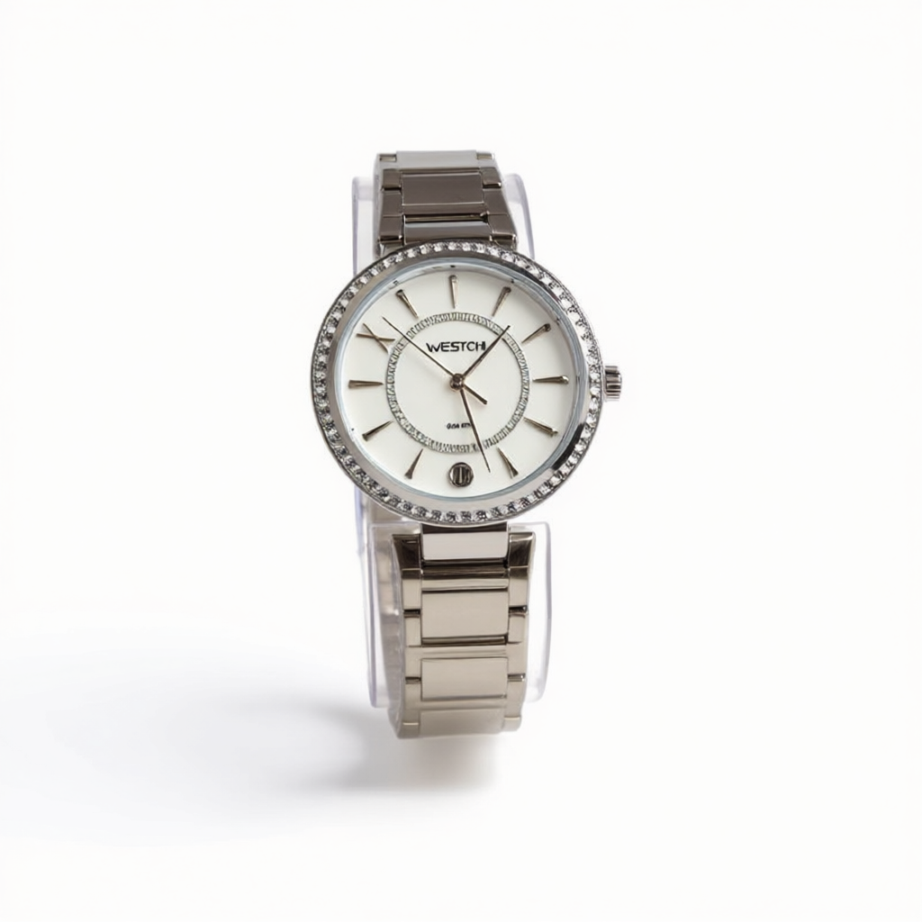 Watch WESTCI-II Silver chain with white dial
