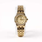 Watch Aogili Gold Chain With Gold Octagonal Dial