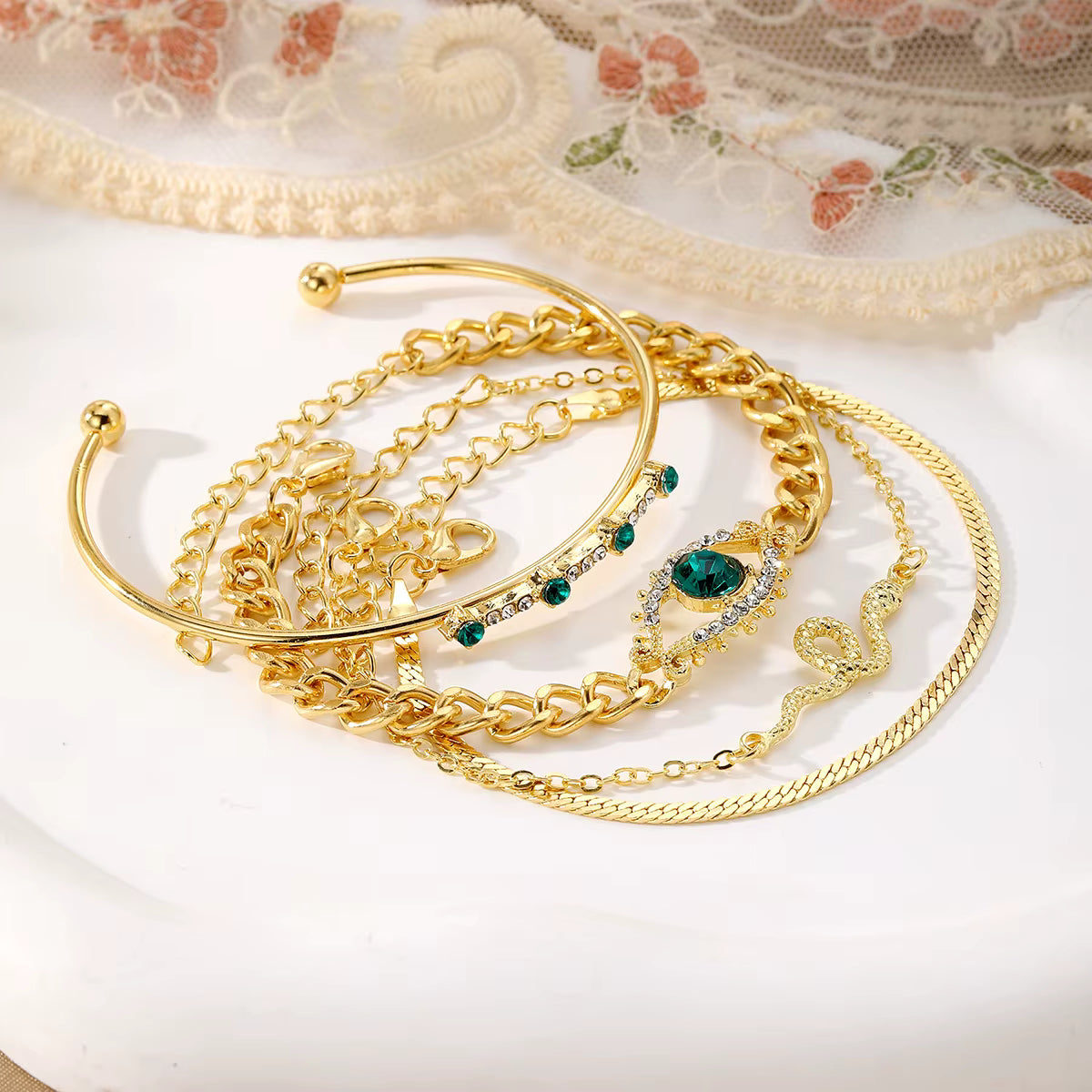 twin-exaggerated-personalized-thread-chain-alloy-bracelet-shopngo-silo-image2.jpg