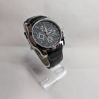 Watch Tissot Black Leather Strap Quartz Dial