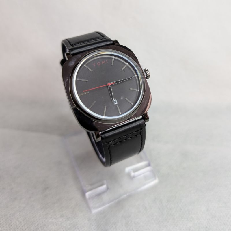 Watch Tomi Black Strap Black dial Business Class Watch