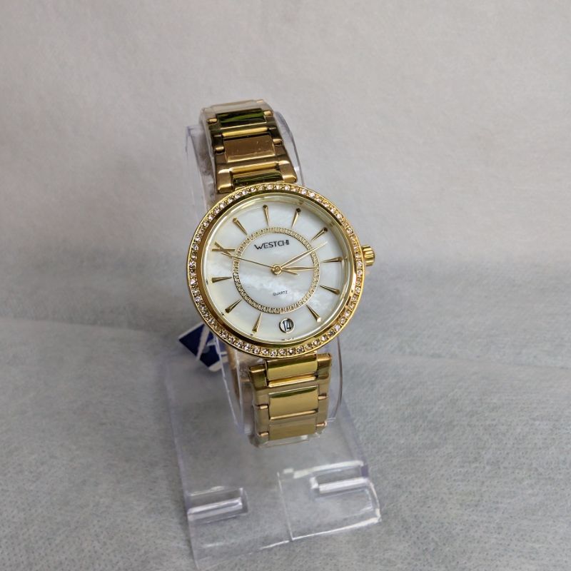 Watch WESTCI-II Gold chain with white dial