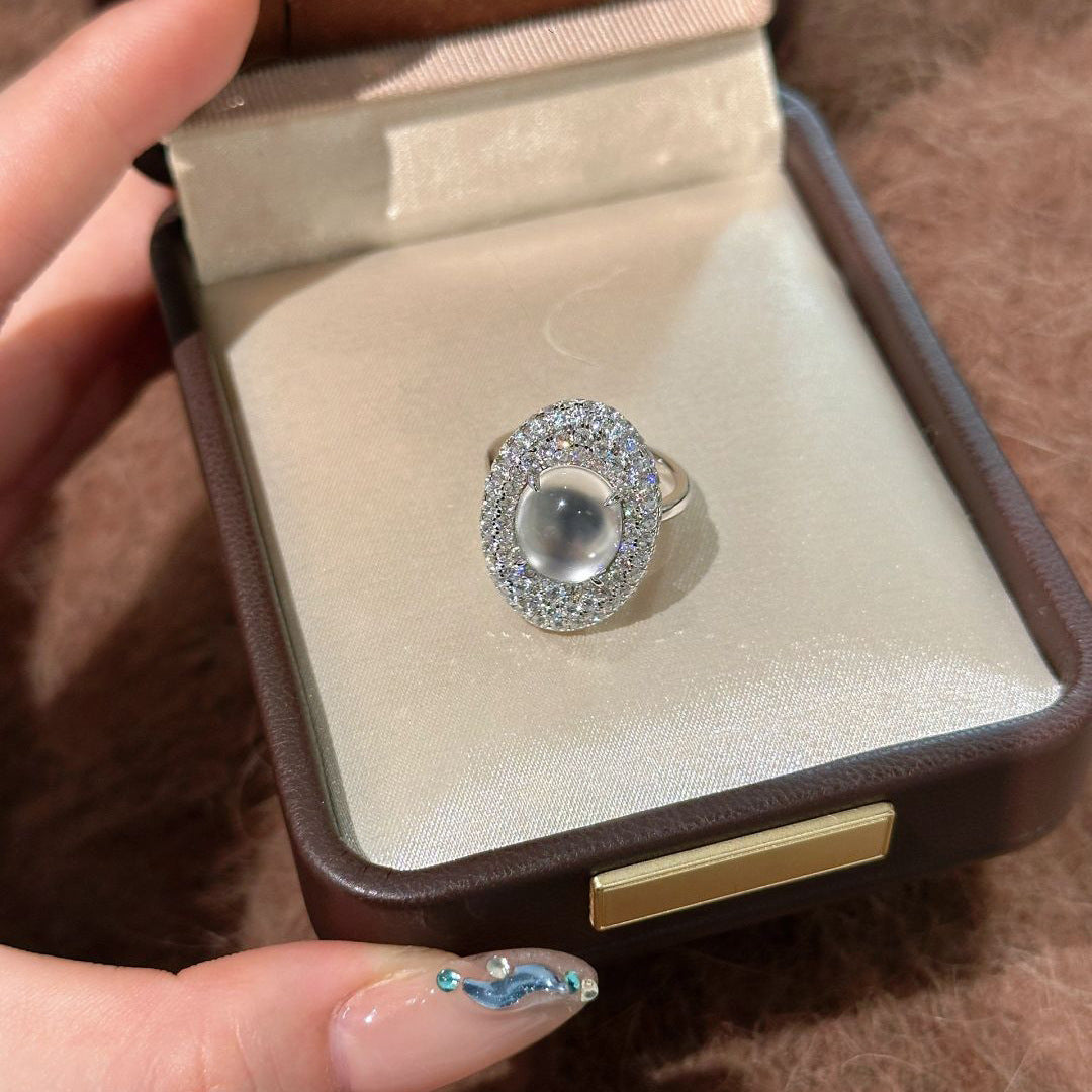 Ring Female Adjustable Opening Light Luxury