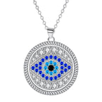 Eye Devil's Eye Pendant Vintage Necklace Women's Jewelry