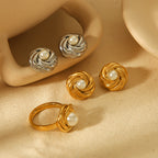 Niche High-grade Western Classy Style Pearl Ring