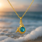 Women's Simple Temperamental Minority Design Ocean Pendant Necklace