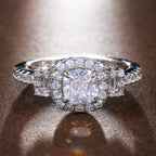 Micro Inlaid Zircon Wedding Ring For Women