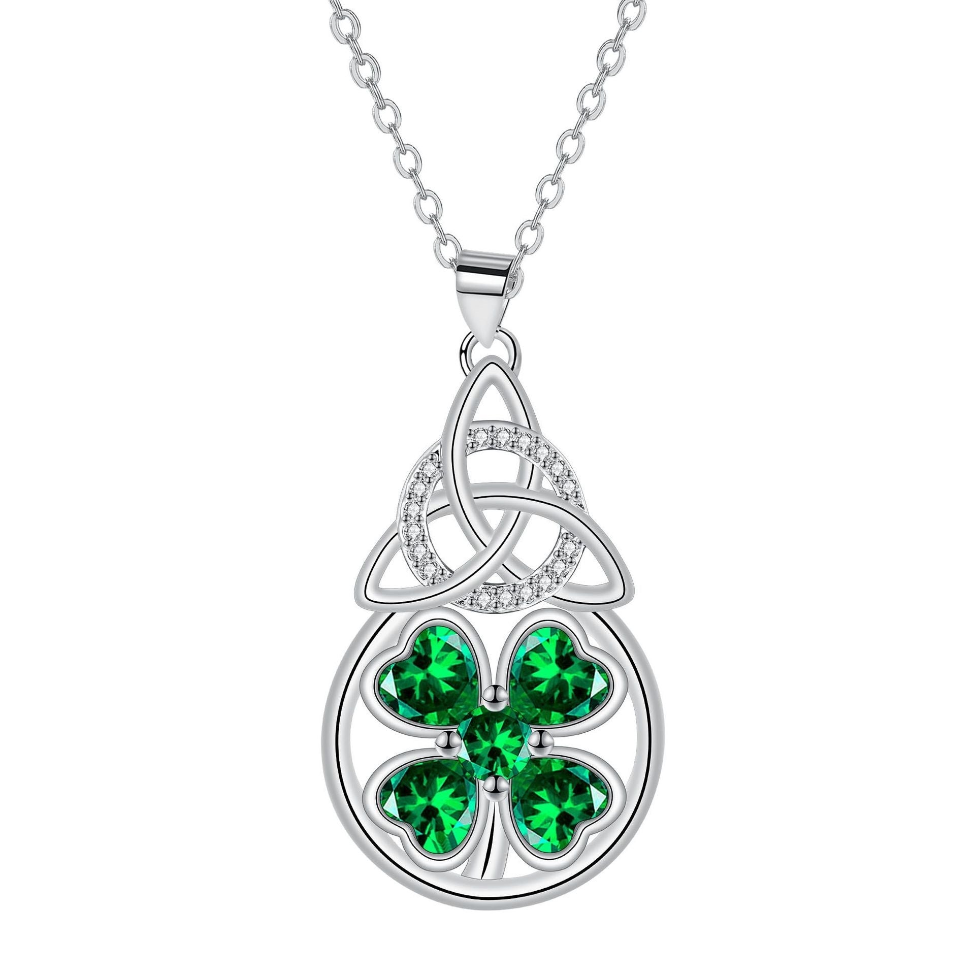 European And American Clover Lucky Female Pendant Celtic Advanced Sense