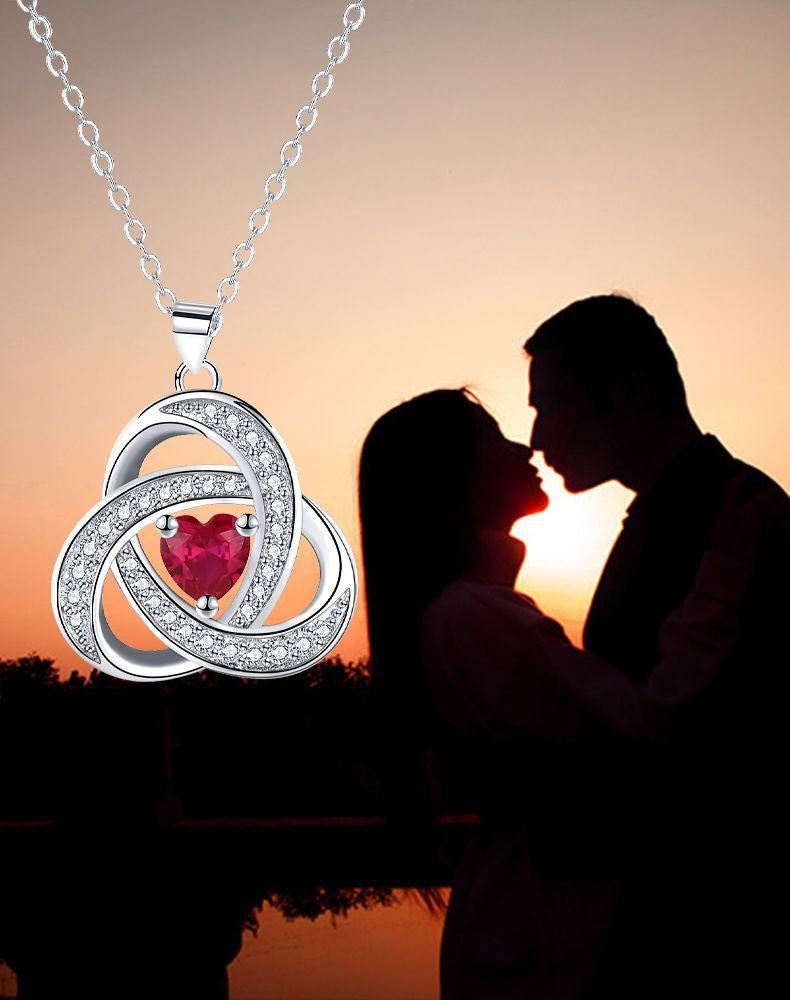 European And American Fashion Minimalist High-grade Ring Buckle Necklace