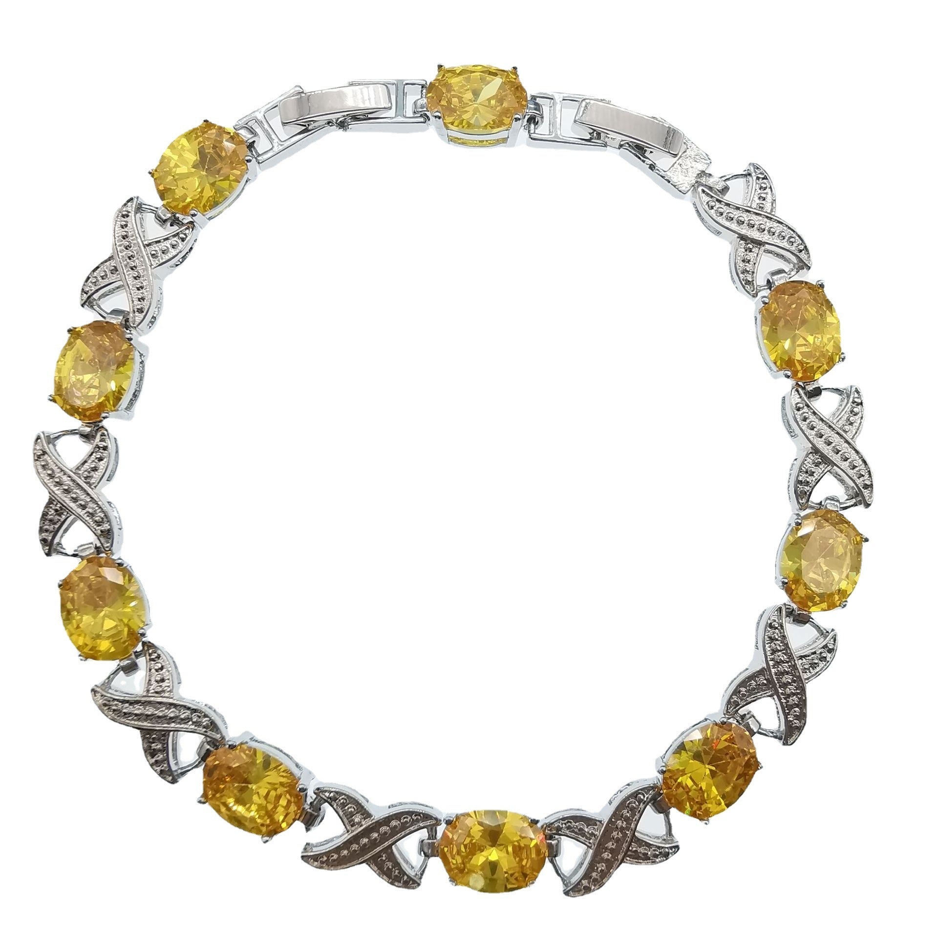 European And American Fashion Popular Jewelry Zircon Bracelet Gift