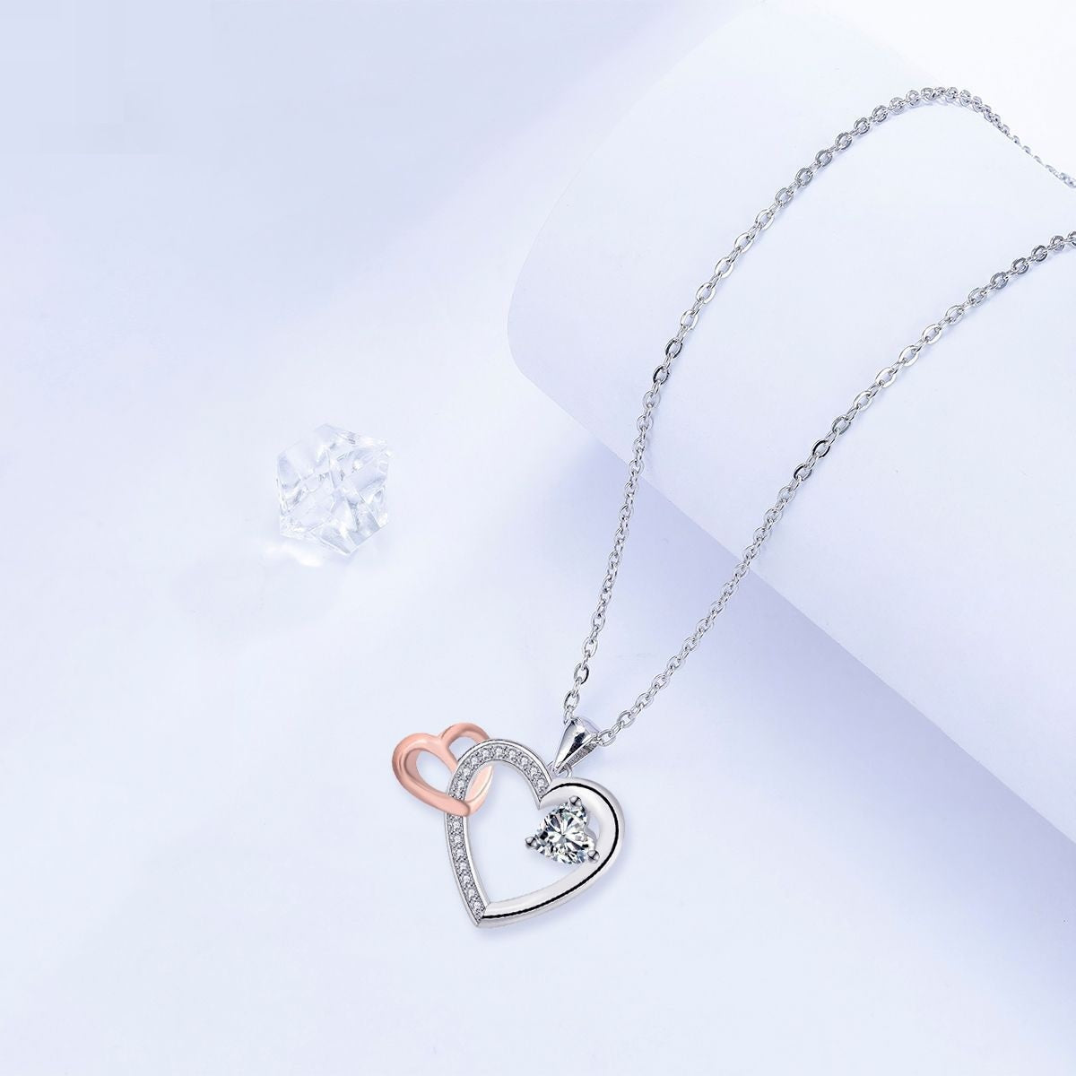Women's Heart-to-heart Necklace