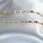 Golden Twelve Constellation Pendant Necklace INS Style