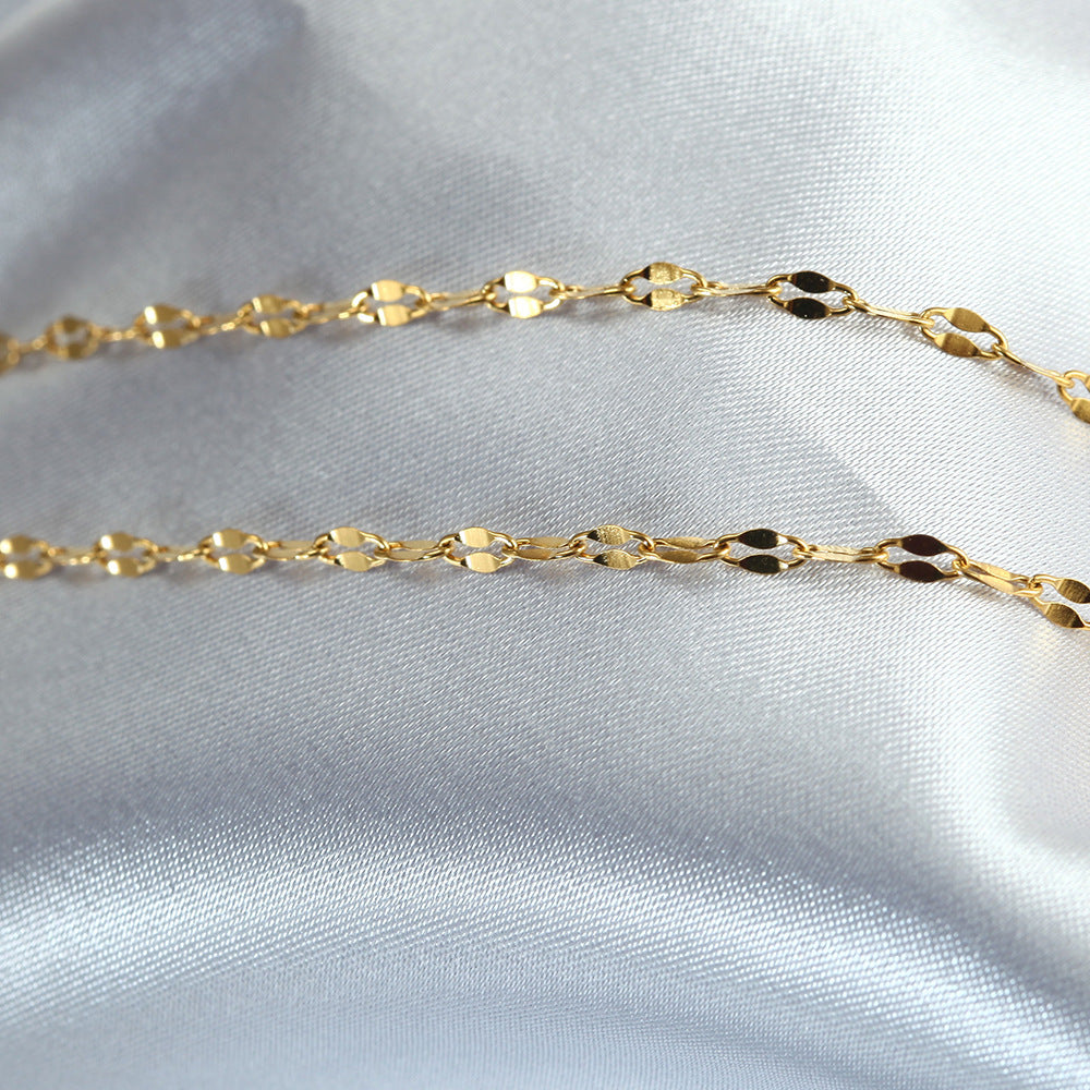 Golden Twelve Constellation Pendant Necklace INS Style