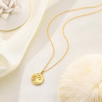 Vintage Eight Awn Star Pendant Necklace