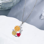 Pastoral Style Chrysanthemum Pendant Fashion Special-interest SUNFLOWER Necklace For Women