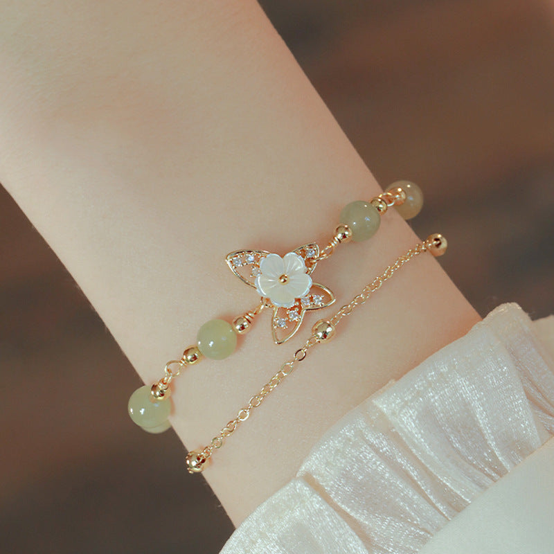 Shell Flower Butterfly Bracelet For Women