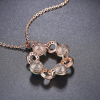 European And American Fashion Flower Pendant Clavicle Necklace